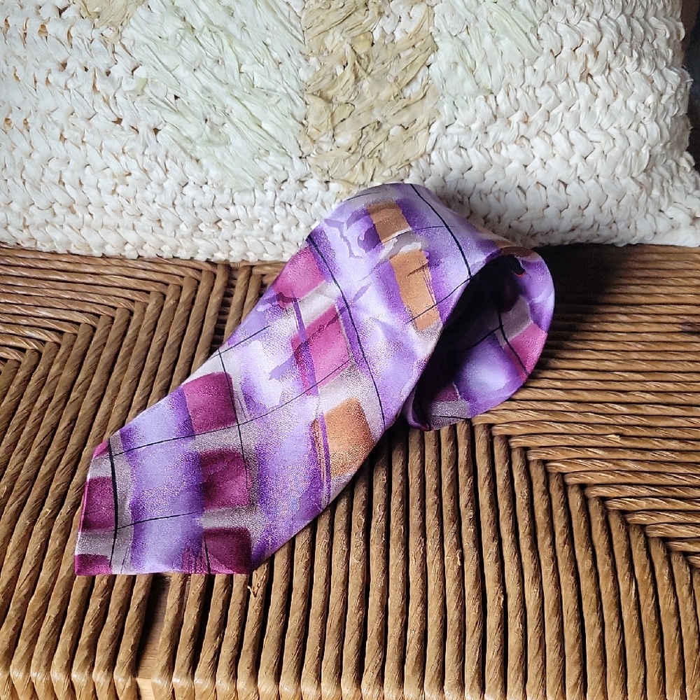 J. Garcia Absolam Bar, limited edition, colection forty-six, silk neck tie